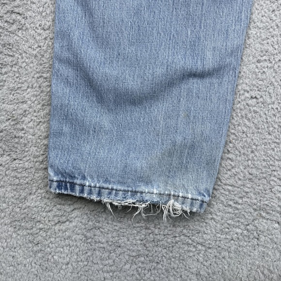 Harley-Davidson Jeans Mens 42x34 Blue Straight Leg Denim Distressed Motorcycle - Picture 11 of 15